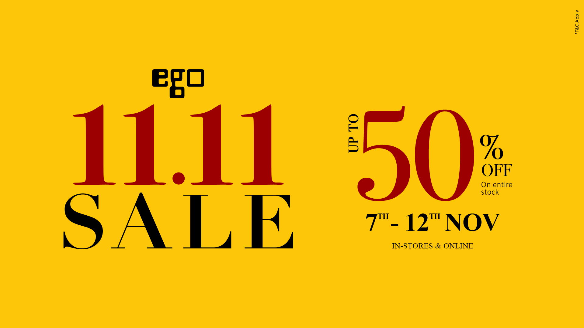 11.11 Sale on Women's Clothing Brand in Pakistan | EGO Sale 2024